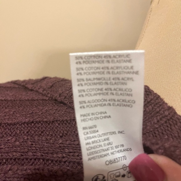 Free People Mod Wrap Skirt in Ribbed Knit Cotton Blend, size XS - Picture 4 of 5